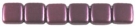 50 Stück Two-Hole Flat Square 6mm - met. purple