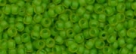 10 g TOHO Seed Beads 11/0 TR-11-0306 F - Inside-Color Matte Jonquil/Lime Lined (E)