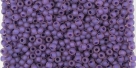 10 g TOHO Seed Beads 11/0 TR-11-0928 F (E) - Inside-Color Matte Rainbow Rosaline/Opaque Purple (E)