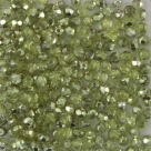 #09.2a 50 Stück - 3,0 mm Glasschliffperlen - tr olivine metallic