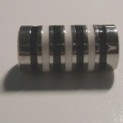 1 Magnet-Verschluss Ø 20x10mm zum Kleben - Edelstahl Hochglanz