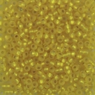 #129 10 Gramm Rocailles yellow matte SL 9/0 2,6 mm