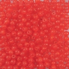 #20a - 50 Stück Perlen rund - tr./opal red  - Ø 3 mm