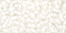 10 g TOHO Seed Beads 11/0 TR-11-0981 - Inside-Color Crystal/Snow-Lined (E)