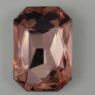 1 Glas-Rechteck Ø 27x18x4 mm - peach