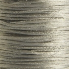 1 m geflochtene Schnur - silver - Ø 1 mm