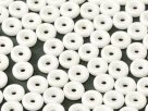 #02 50 Stck. Wheel Beads Ø 6mm - chalk white shimmer