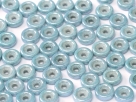 #03 50 Stck. Wheel Beads Ø 6mm - chalk white baby blue luster