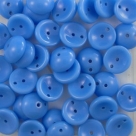 #64b - 25 Stck. Piggy-Beads 4x8mm - opak blue