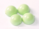 #25 - 1 Dome Bead 14x8mm - lt spring green paint coating