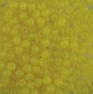 #61a - 50 Stück Perlen rund - opal yellow - Ø 3mm