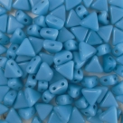 #24 - 50 Stück Kheops Beads 6mm - Opaque Blue Turquoise