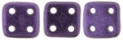 #05 10g QuadraTile-Beads 6mm - metallic suede - purple