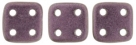 #08 10g QuadraTile-Beads 6mm - metallic suede - pink