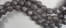 #02 20 Stück Tipp Beads Ø 8 mm - pastel colors grey matt