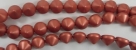 #05 20 Stück Tipp Beads Ø 8 mm - pastel colors lt copper matt