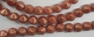 #06 20 Stück Tipp Beads Ø 8 mm - pastel colors bronze matt