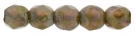 #04.03 50 Stück - 2,0 mm Glasschliffperlen - Milky Amethyst Picasso