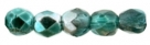 #19.02 50 Stück - 2,0 mm Glasschliffperlen - Mirror - Teal