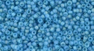 5g TOHO SeedBeads 15/0 TR-15-0163 BF - Tr.-Matte Rainbow Dk Aqua