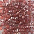 #103.04 50 Stück - 4,0 mm Glasschliffperlen - Crystal Half Labrador - Coated - Pink-Salmon