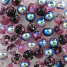 #01 25 Stck. Mushroom Beads 5mm Crystal Red AB