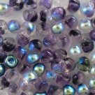 #02 25 Stck. Mushroom Beads 5mm Crystal Lila AB