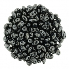 #04.02 - 10g MiniDuo-Beads  Jet Hematite