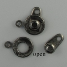 Druckverschluss - 8 mm pewter