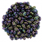 #04.07 - 10g MiniDuo-Beads  Jet Purple Iris