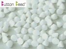 #45.00 50 Stck. Button Beads 4mm Chalk White