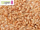#13 5g Super8-Beads Chalk White Apricot Med