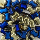 #28.00 25 Stck. 8x6 mm CoCo Bead horizontal - Jet California Blu