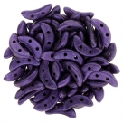 #16.00 5g Crescent-Beads 10x3 mm - Metallic Suede - Purple