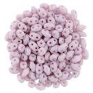 #02.04 - 10g MiniDuo-Beads  Opak Chalk White Pink Luster