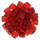 #13 10g QuadraTile-Beads 6mm - Siam Ruby