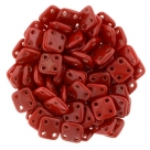 #14 10g QuadraTile-Beads 6mm - Opaque Red