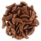 #29.00 5g Crescent-Beads 10x3 mm - Matte Metallic Dk Copper