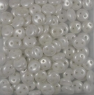 #01.01 - 50 Stück Two-Hole Lentils 6mm - alabaster hematite