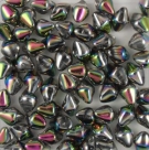 #01.04 50 Stck. Spiky Button Beads - Crystal Full Vitrail