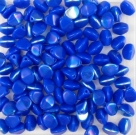 #14c - 50 Stck. Pinch-Bead 5x3mm - opak blau AB