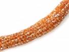 1 Strang - 2,0 mm Glasschliffperlen - Crystal Orange Rainbow