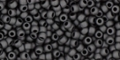 10 g TOHO Seed Beads 11/0 TR-11-0049 F - Opaque-Frosted Black