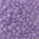 #02.08- 50 Stck. Pinch-Bead 4x3mm - alabaster lavender paint coa