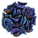 #02.01 5g Crescent-Beads 10x3 mm - Iris Blue