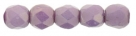 #04.04 50 Stück - 2,0 mm Glasschliffperlen - Opaque Lilac Lustere