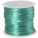 1 m geflochtene Schnur - Ø 1,0 mm - turquoise green