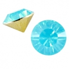 #17.01 - 2 Stück Chaton 6,5 mm (SS29) - aqua blue opal