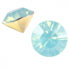 #14 - 2 Stück Chaton 8 mm (SS39) - lt green turquoise opal