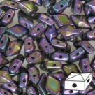#01.05 - 25 Stück Diamonduo 5x8 mm - Jet Purple Iris